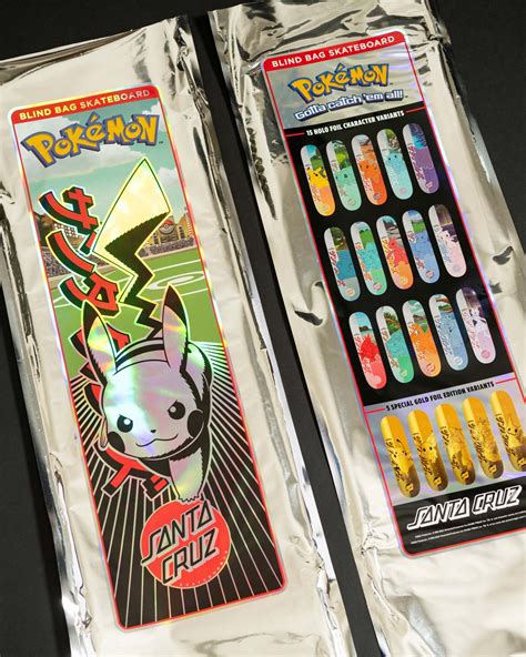 santa cruz skateboards pokemon blind bag